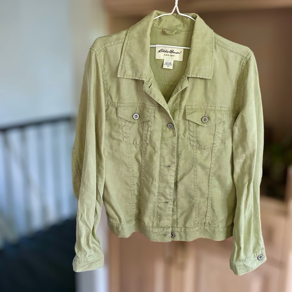 Eddie Beauer 100% linen jacket